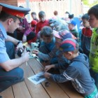 В Республике Алтай в детском оздоровительном лагере «Космос» прошел «День полиции»